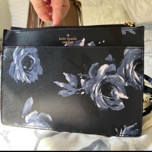 Kate Spade Night Rose Flower Crossbody